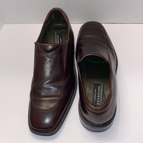 AVVENTURA- Men’s Leather loafers, Brown, Size: 13, Square Toe, Made in Spain - Picture 13 of 14